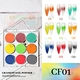 9 in 1 Solid Nail Gradient Pigment Powder Set